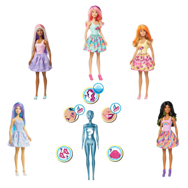 Barbie Color Reveal Renk Değiştiren Sürpriz Bebekler S3