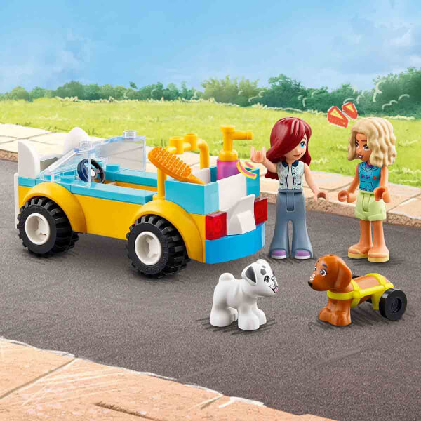 LEGO Friends Köpek Kuaförü Arabası 42635 - 4 Yaş ve Üzeri Çocuklar için Köpek Figürü İçeren Yaratıcı Oyuncak Yapım Seti (60 Parça)