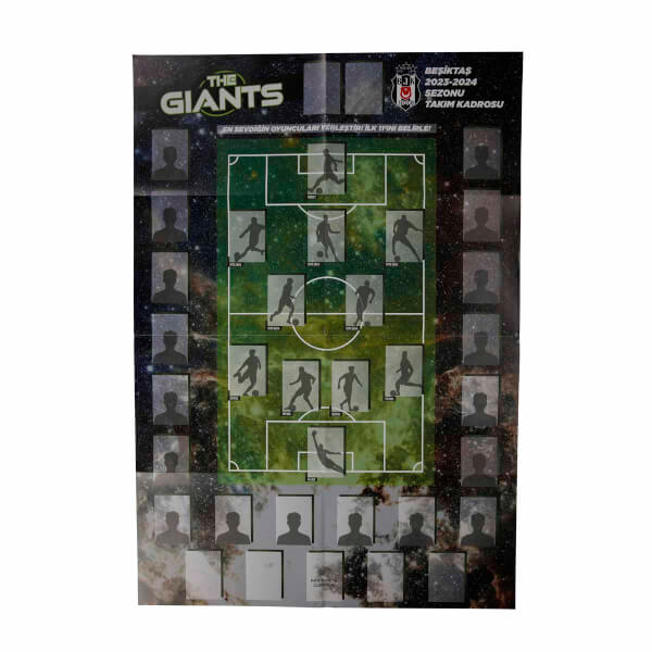 The Giants Beşiktaş Dev Poster ve Çıkartma Seti