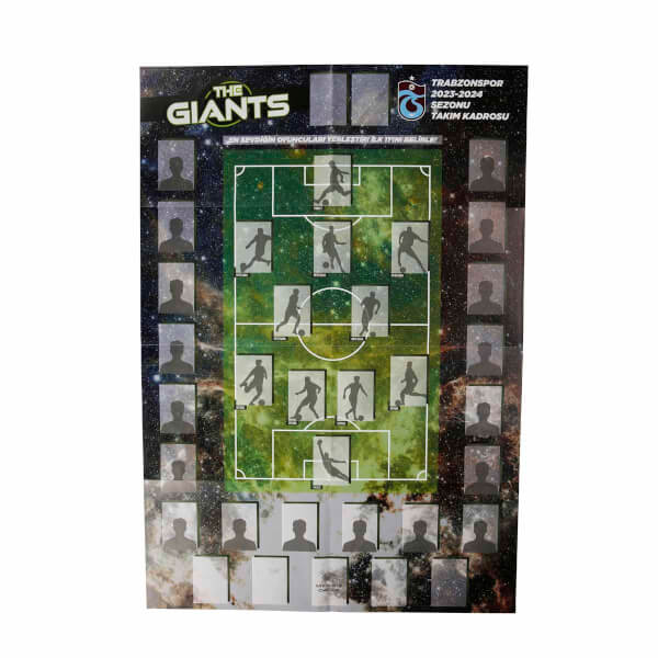 The Giants Trabzonspor Dev Poster ve Çıkartma Seti