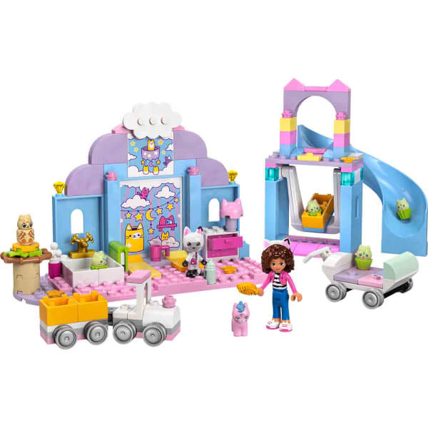 LEGO 4+ Gabby’s Dollhouse Gabby’nin Kedicik Bakım Odası 10796 - 4 Yaş ve Üzeri Çocuklar için Yaratıcı Oyuncak Yapım Seti (165 Parça)