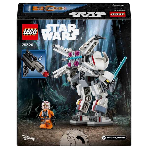 LEGO Star Wars Luke Skywalker X-Wing Robotu 75390 - 6 Yaş ve Üzeri Çocuklar için İnşa Edilebilen Koleksiyonluk Yaratıcı Oyuncak Yapım Seti (195 Parça)