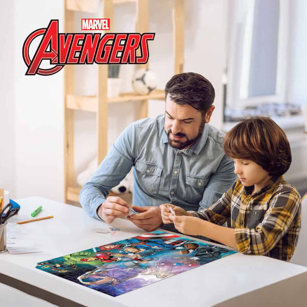 200 Parça 3D Puzzle: Marvel Yenilmezler