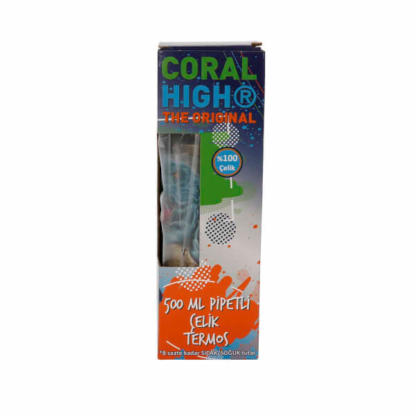 Coral High Dinozor Desenli Çelik Matara 500 ml 11926