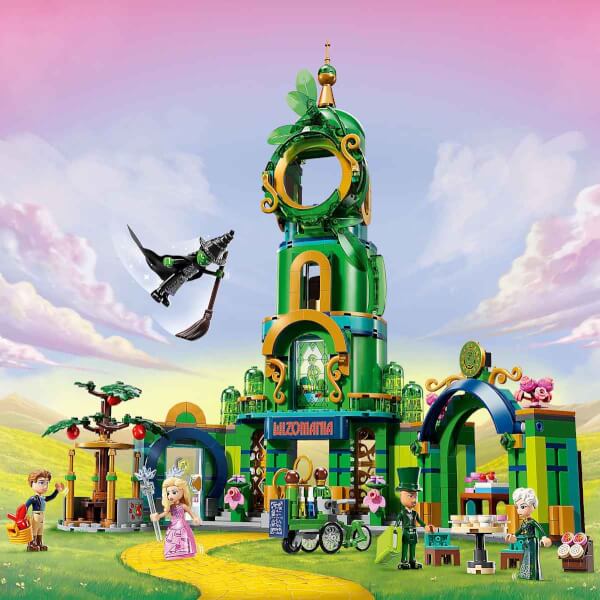 LEGO Wicked Emerald City’ye Hoş Geldiniz 75684 - 9 Yaş ve Üzeri Çocuklar için Kule Modeli, Glinda ve Elphaba Mini Bebekleri İçeren Yaratıcı Oyuncak Yapım Seti (945 Parça)