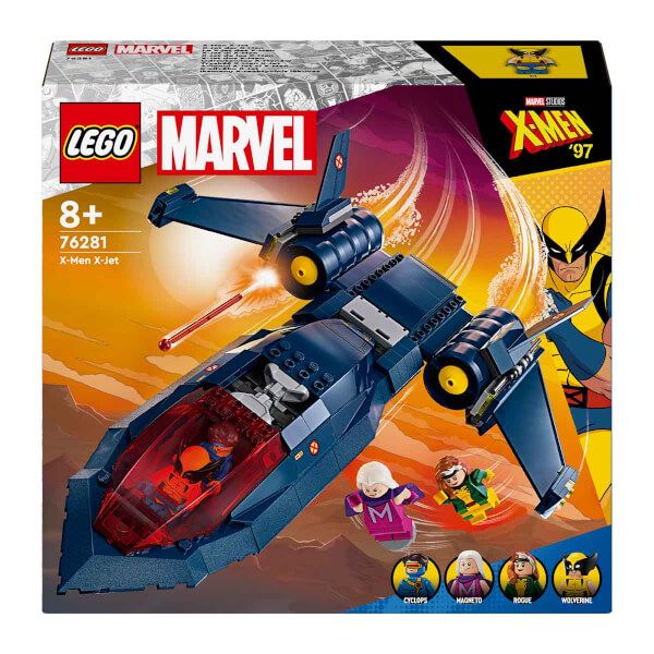 LEGO® Marvel X-Men X-Jet 76281 – 8 Yaş ve Üzeri Süper Kahraman Yedi Çocuk İçin İnşa Edilebilir Oyuncak Uçak Modeli İçeren Yaratıcı Oyuncak Yapım Seti (359 Parça)