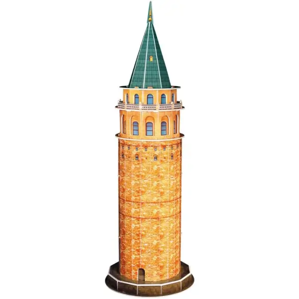 17 Parça 3D Puzzle: Galata Kulesi
