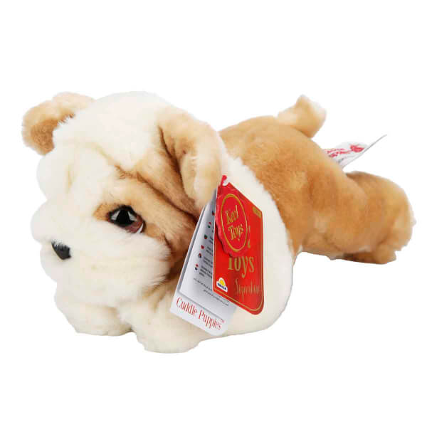 Bulldog Peluş Köpek 25 cm