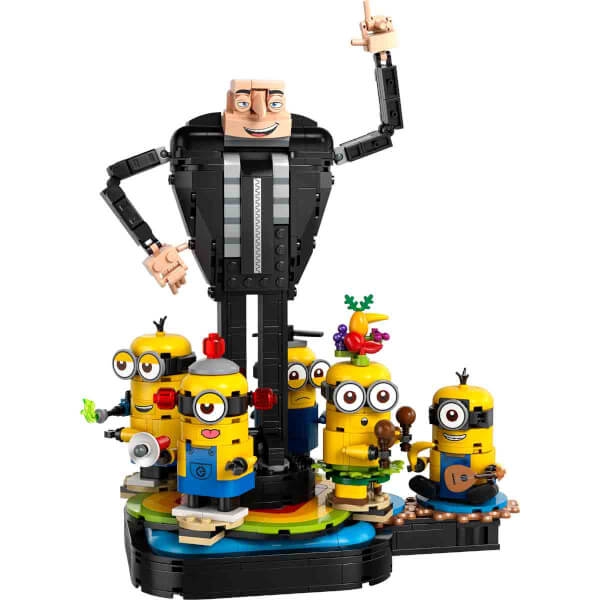 LEGO Despicable Me 4 Yapım Parçalarından Gru ve Minyonlar 75582 -9 Yaş ve Üzeri Çocuklar İçin Yaratıcı Oyuncak Model Yapım Seti (839 Parça)