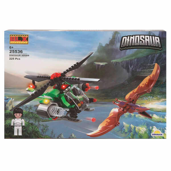 BLX Dinosaur Kanatlı Dinozorlar ve Helikopter 25536