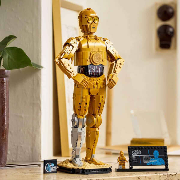 LEGO Star Wars C-3PO 75398 - Yetişkinler için İnşa Edilebilen Koleksiyonluk ve Nostaljik Droid Figürü Yapım Seti (1138 Parça)