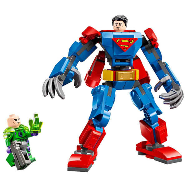 LEGO DC Superman Robotu, Lex Luthor’a Karşı 76302 - 6 Yaş ve Üzeri Süper Kahraman Sevenler için Yaratıcı Oyuncak Yapım Seti (120 Parça)