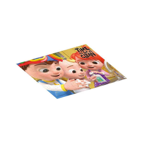 Cocomelon 50 Parça Puzzle: Herşeyi Temizleme Zamanı