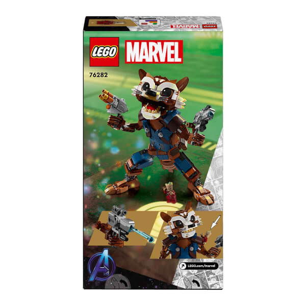 LEGO® Marvel Rocket ve Bebek Groot 76282 – 10 Yaş ve Üzeri Süper Kahraman Yedi Çocuk İçin İnşa Edilebilir Yaratıcı Oyuncak Yapım Seti (566 Parça)