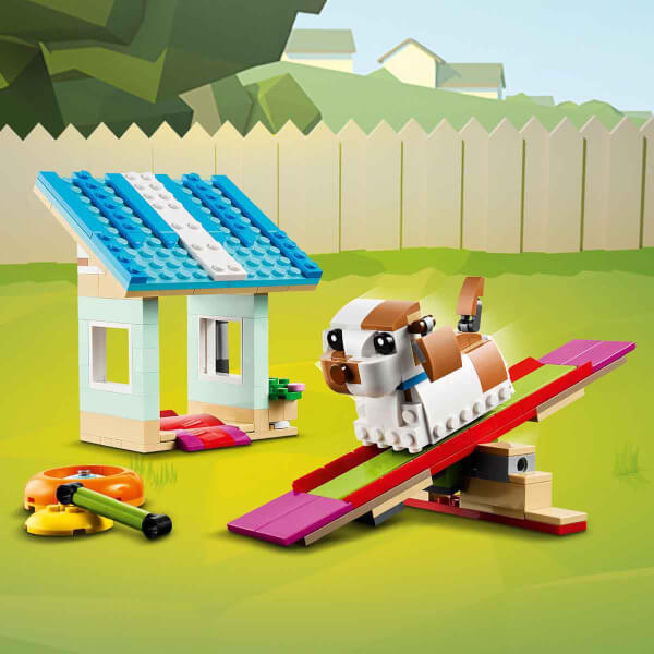 LEGO® Creator Hamster Çarkı 31155 - 8 Yaş ve Üzeri Çocuklar için Köpek ve Kedi Model Seçenekleri İçeren 3'ü 1 Arada Yaratıcı Oyuncak Yapım Seti (416 Parça)