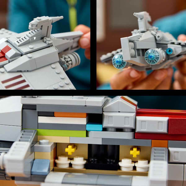 LEGO Star Wars Acclamator Sınıfı Hücum Gemisi 75404 - Star Wars Seven Yetişkinler için Koleksiyonluk Yaratıcı Model Yapım Seti (450 Parça)