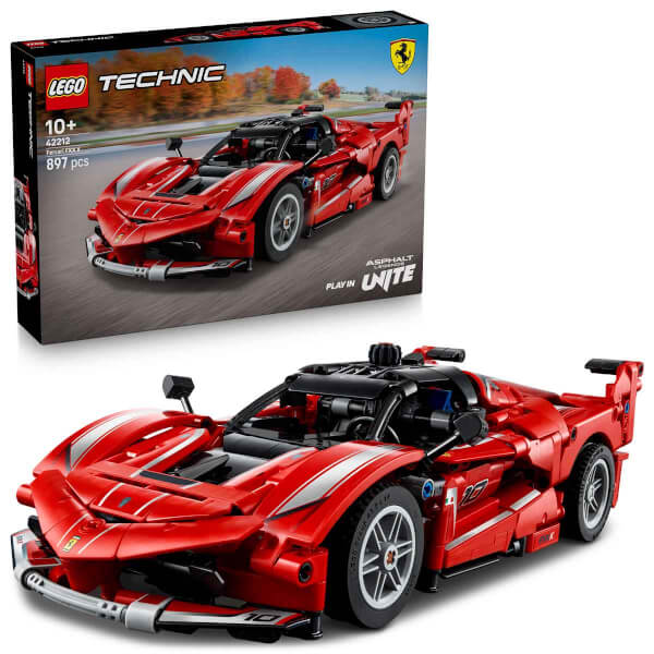 LEGO Technic Ferrari FXX K 42212 - 10 Yaş ve Üzeri Çocuklar için STEM Oyuncak Yapım Seti (897 Parça)