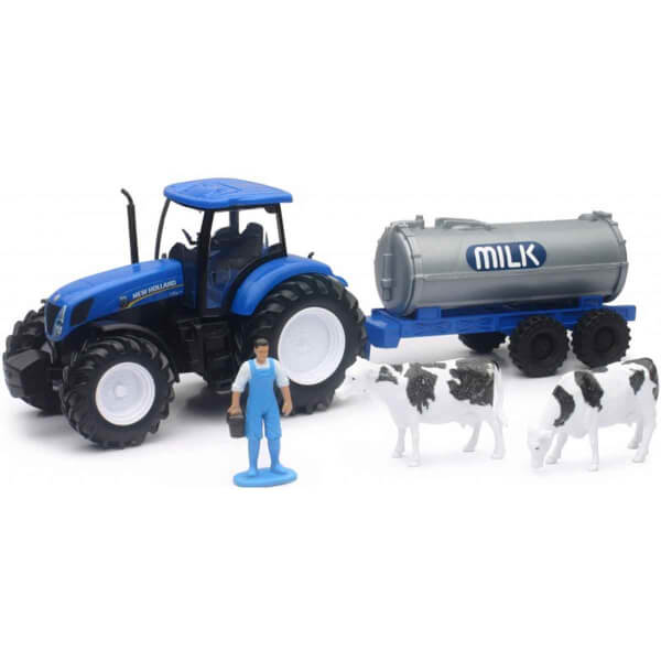 1:32 New Holland T7.270 Traktör Çiftlik Oyun Seti