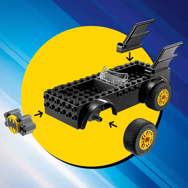 LEGO® DC Batmobile™ Takibi: Batman™ Joker™’e Karşı 76264 - 4 Yaş ve Üzeri Çocuklar için Süper Kahraman Aksiyonu içeren Yaratıcı Oyuncak Yapım Seti (54 Parça)