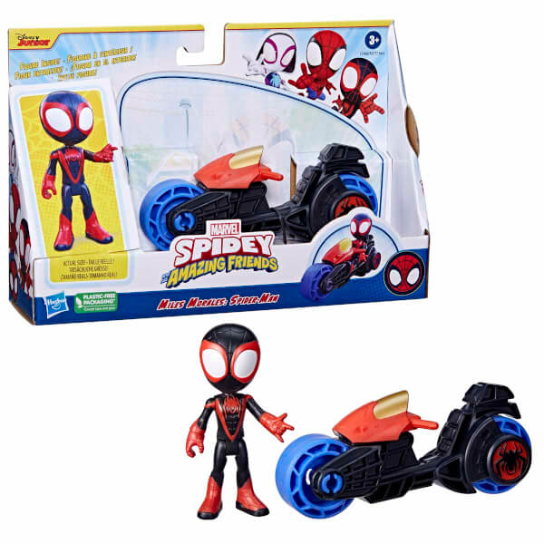 Spidey And His Amazing Friends Motorsiklet Ve Figür F6777