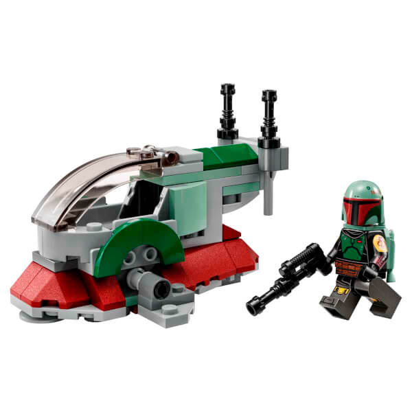  LEGO Star Wars Boba Fett'in Starship’i Mikro Savaşçı 75344 - 6 Yaş ve Üzeri Çocuklar için Oyuncak Yapım Seti (85 Parça)