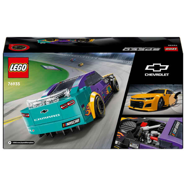 LEGO Speed Champions NASCAR Next Gen Chevrolet Camaro ZL1 76935 – 9 Yaş ve Üzeri Çocuklar için Oyuncak Yarış Arabası Yapım Seti (328 Parça)