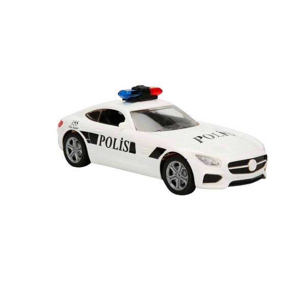 1:20 Uzaktan Kumandalı Suncon Işıklı Polis Arabası 21 cm.