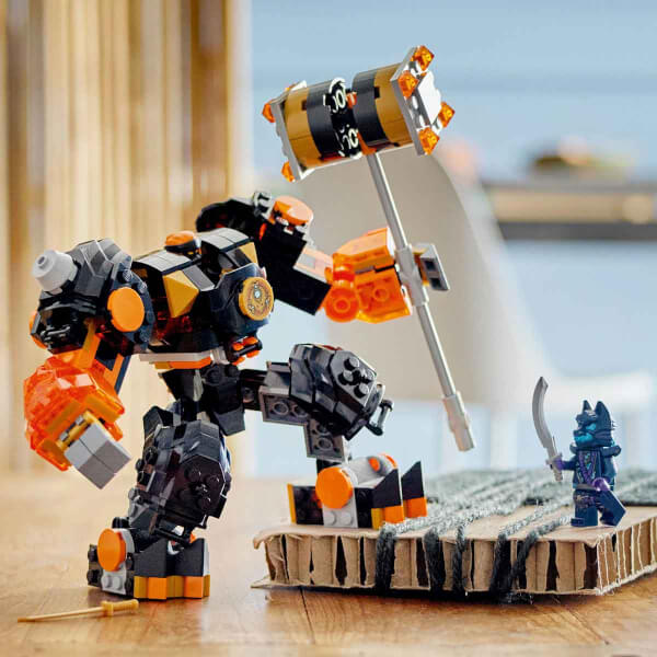 LEGO® NINJAGO® Cole'un Toprak Elementi Robotu 71806 - 7 Yaş ve Üzeri Çocuklar için Aksiyon Figürü İçeren Yaratıcı Oyuncak Yapım seti (235 Parça)