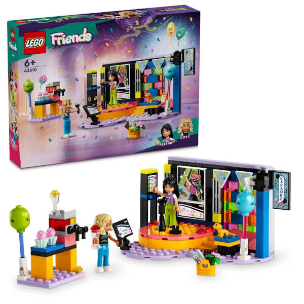 LEGO® Friends Karaoke Müzik Partisi 42610 - 6 Yaş ve Üzeri Çocuklar için Sahne İçeren Yaratıcı Oyuncak Yapım Seti (196 Parça)