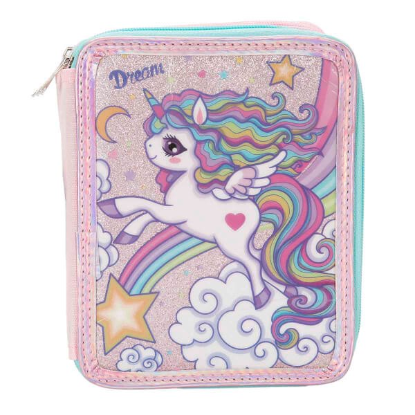 Bear &amp; Deer Unicorn Desenli Pembe Kalem Kutusu BD-KCS220