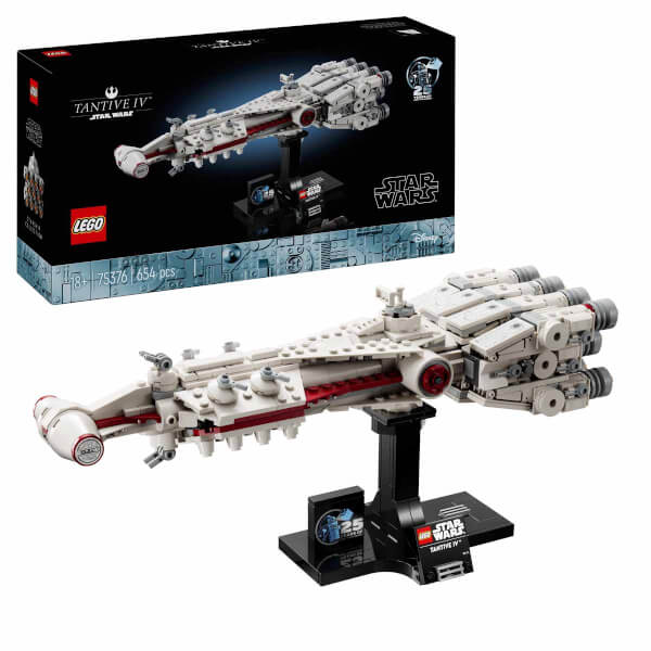 LEGO Star Wars Tantive IV 75376 - Star Wars Seven Yetişkinler için İnşa Edilebilen Koleksiyonluk Yaratıcı Starship Modeli Yapım Seti (654 Parça)