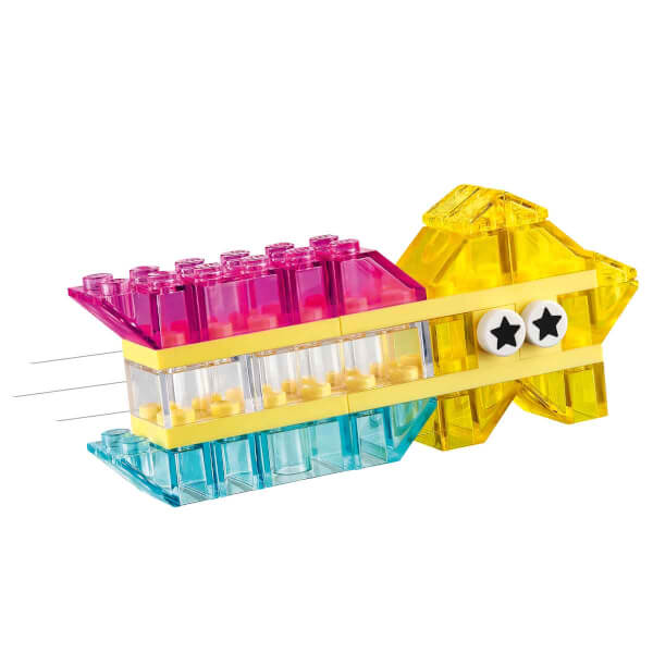 LEGO Classic Sihirli Saydam Kutu 11040 - 5 Yaş ve Üzeri Çocuklar için Yaratıcı Oyuncak Yapım Seti (340 Parça)