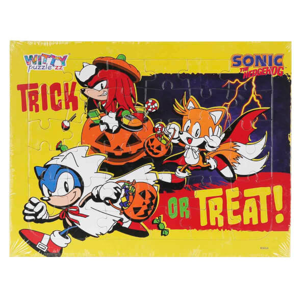 36 Parça Puzzle: Sonic Trick or Treat