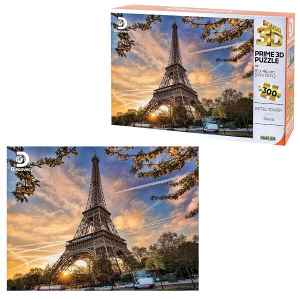 Prime 3D 300 Parça 3D Puzzle: Eyfel Kulesi 