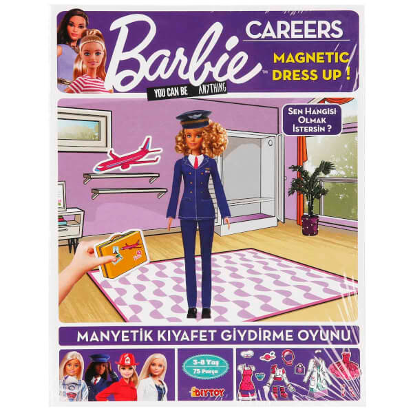 Barbie Careers Manyetik Kıyafet Giydirme Oyunu