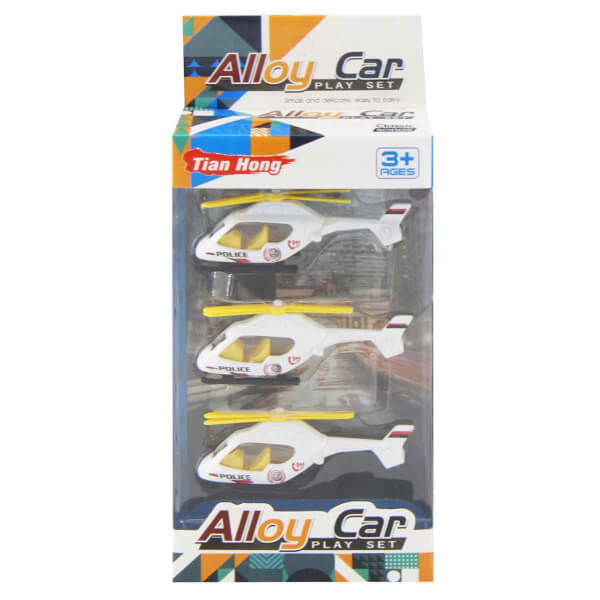 Die Cast 3’lü Helikopter Seti