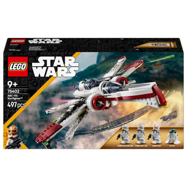 LEGO Star Wars: Sith’in İntikamı ARC-170 Starfighter 75402 - 9 Yaş ve Üzeri Çocuklar için Yaratıcı Oyuncak Yapım Seti (497 Parça)