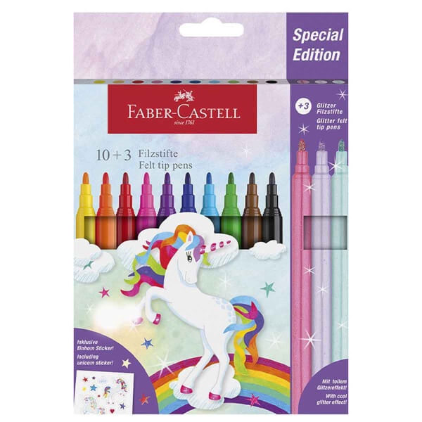 Faber-Castell Unicorn Keçeli Kalem 13’lü