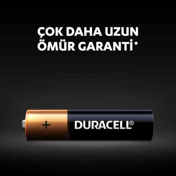 Duracell İnce Kalem Pil AAA 4'lü  