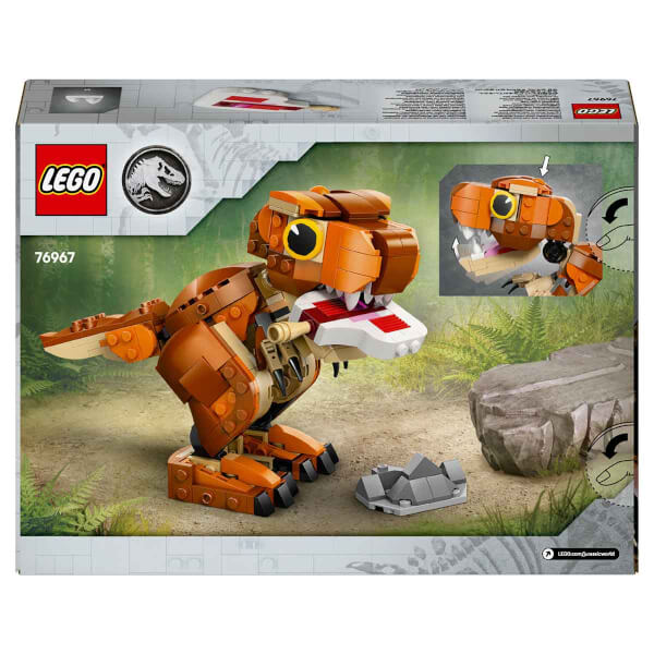 LEGO Jurassic World Küçük Eatie: T. rex 76967 - 7 Yaş ve Üzeri Çocuklar için Dinozor İçeren Yaratıcı Oyuncak Yapım Seti (317 Parça)