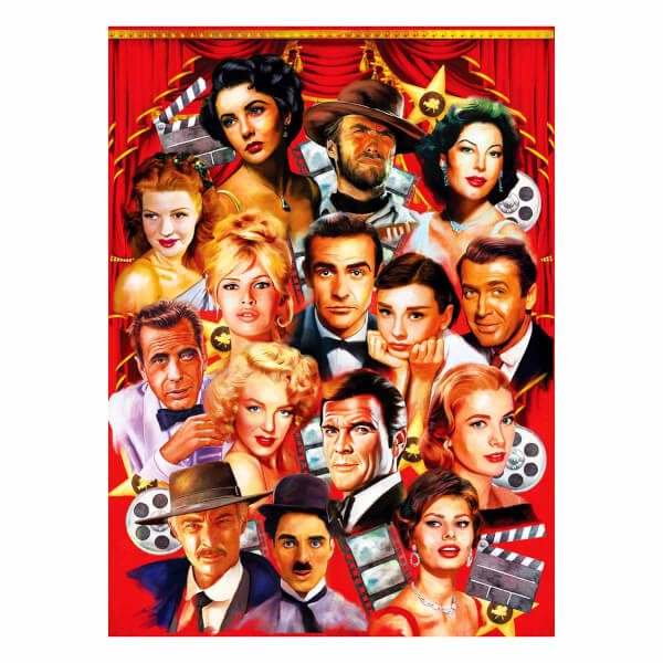 1000 Parça Puzzle: Hollywood Stars