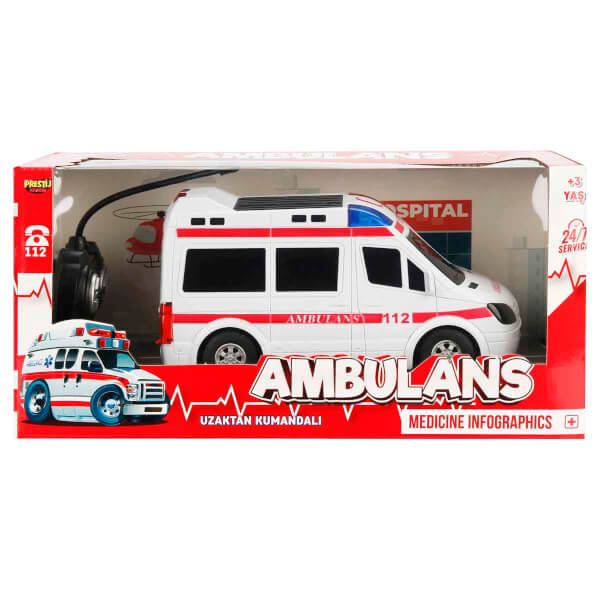 Işıklı Uzaktan Kumandalı Ambulans