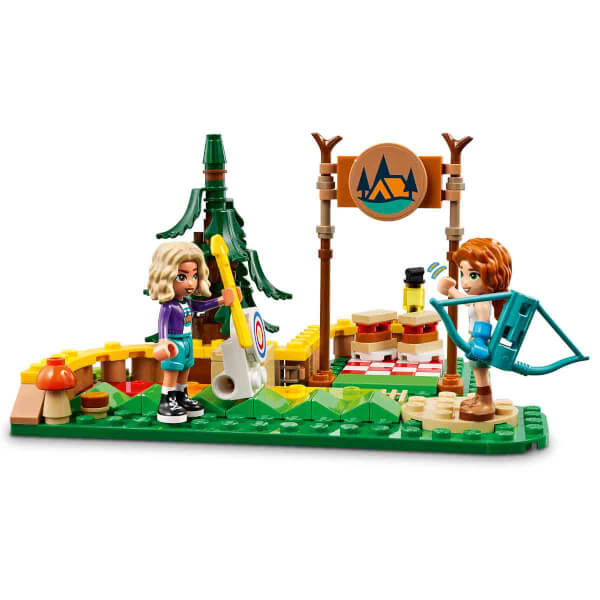 LEGO Friends Macera Kampı Okçuluk Alanı 42622 - 6 Yaş ve Üzeri Çocuklar için Autumn ve Nova Minifigürü İçeren Yaratıcı Oyuncak Yapım Seti (157 Parça)