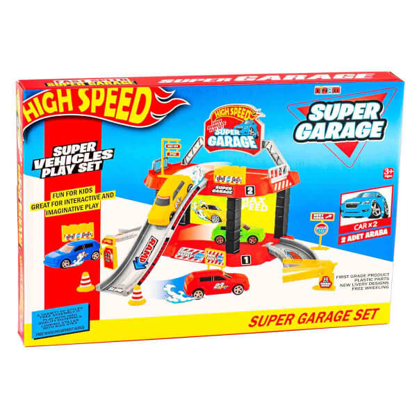 High Speed 4 Araçlı Süper Garaj Seti