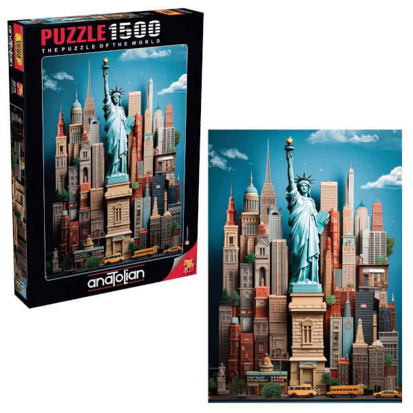 1500 Parça Puzzle: New York