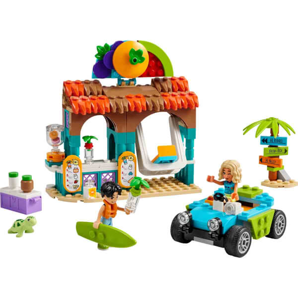 LEGO Friends Meyveli İçecek Plaj Standı 42625 - 6 Yaş ve Üzeri Çocuklar için Kaplumbağa Figürü İçeren Yaratıcı Oyuncak Yapım Seti (213 Parça)