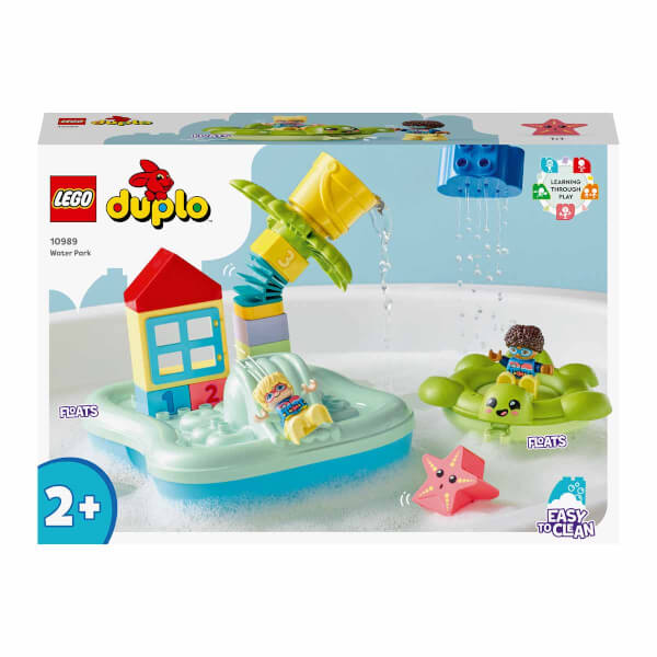 LEGO DUPLO Kasabası Su Parkı 10989 - 2 Yaş ve Üzeri Küçük Çocuklar için Eğitici ve Yaratıcı Oyuncak Yapım Seti (19 Parça)