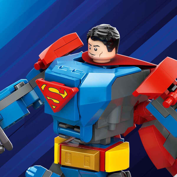 LEGO DC Superman Robotu, Lex Luthor’a Karşı 76302 - 6 Yaş ve Üzeri Süper Kahraman Sevenler için Yaratıcı Oyuncak Yapım Seti (120 Parça)