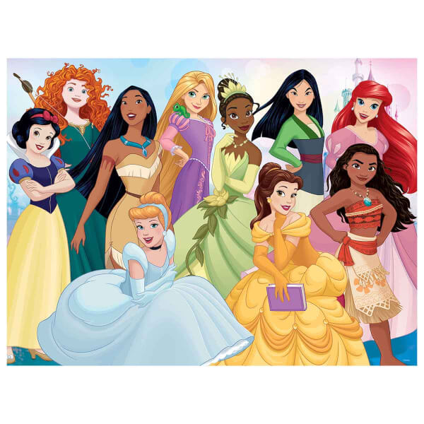 Prime 3D 200 Parça 3D Puzzle: Disney Princess