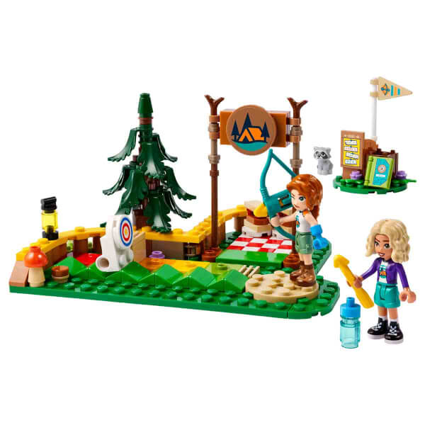 LEGO Friends Macera Kampı Okçuluk Alanı 42622 - 6 Yaş ve Üzeri Çocuklar için Autumn ve Nova Minifigürü İçeren Yaratıcı Oyuncak Yapım Seti (157 Parça)